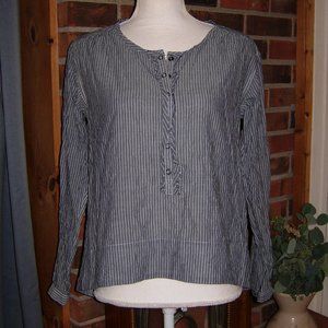 Shelter Project Striped Pop Over Top XS